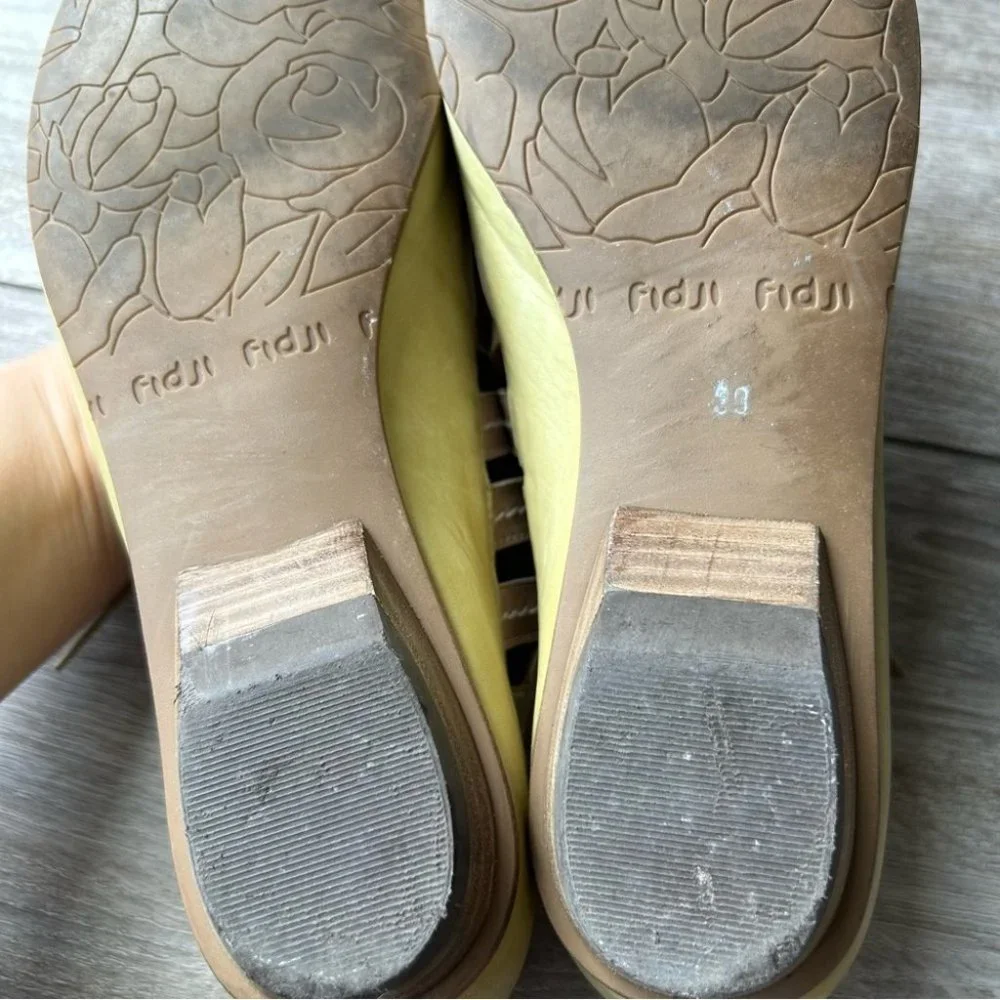 Fidji Lace Up Mary Jane Leather Flats Made in Portugal - Picture 11 of 16